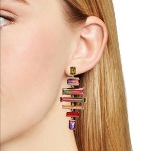Kate Spade Geo Gem Pink Multi Earings